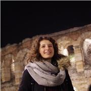 Diploma di liceo linguistico ESABAC con votazione 100/100 lode.
Studentessa universitaria inserita in un corso svolto in inglese , attualmente in scambio Erasmus in Inghilterra.
Disponibile fino a dicembre per lezioni online, dopodiché anche in presenza